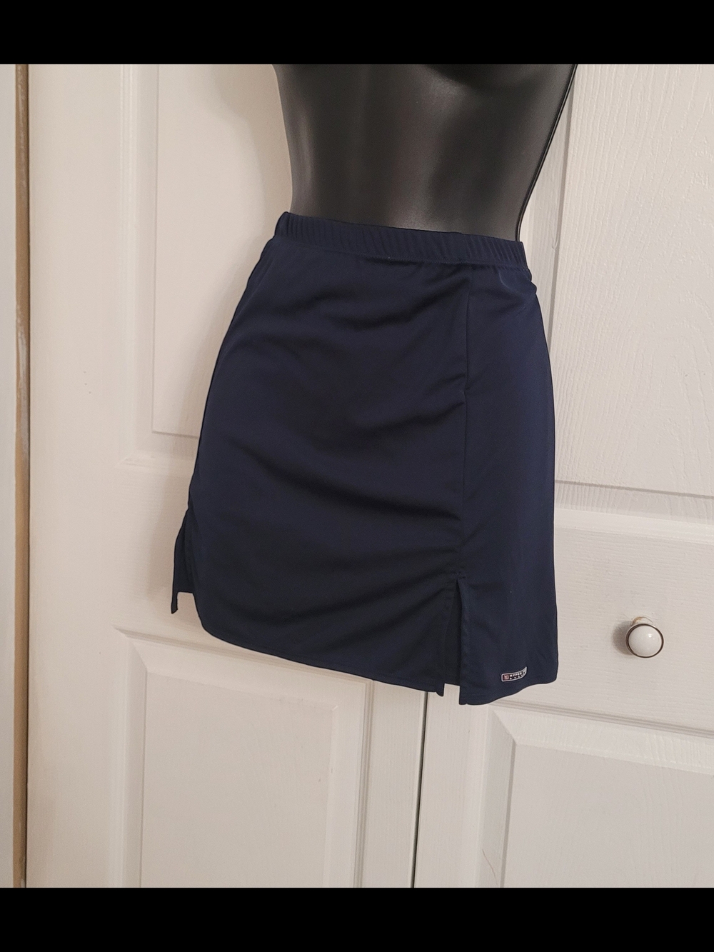 Wilson navy blue tennis skirt skort shorts Size L athletic running golf